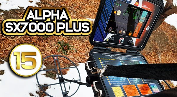 تست دستگاه طلایاب و فلزیاب Alpha SX7000 Plus (قسمت 15)