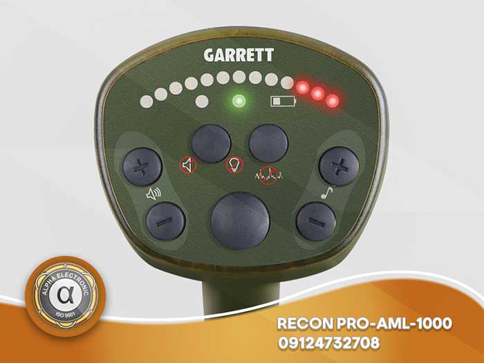صفحه نمایش فلزیاب نظامی RECON PRO-AML-1000
